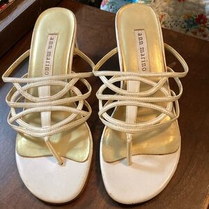 Ann Marino Strappy Sandals Size 6M